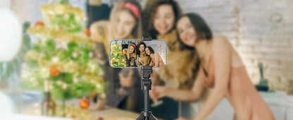 Mini Selfie Camera for iPhone Vlog Selfie Bluetooth 