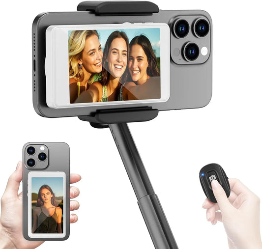 Mini Selfie Camera for iPhone Vlog Selfie Bluetooth 